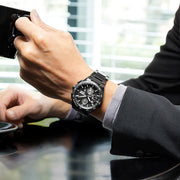 Relógio Seiko Astron Solar GPS Dual-Time Chronograph SSH155